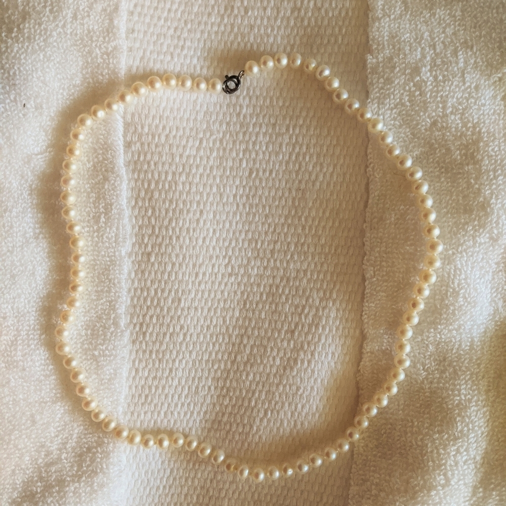 White Freshwater Pearl Necklace
